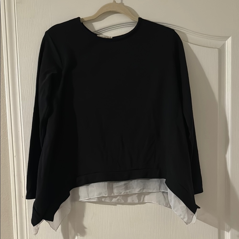 Black and White Women's Top